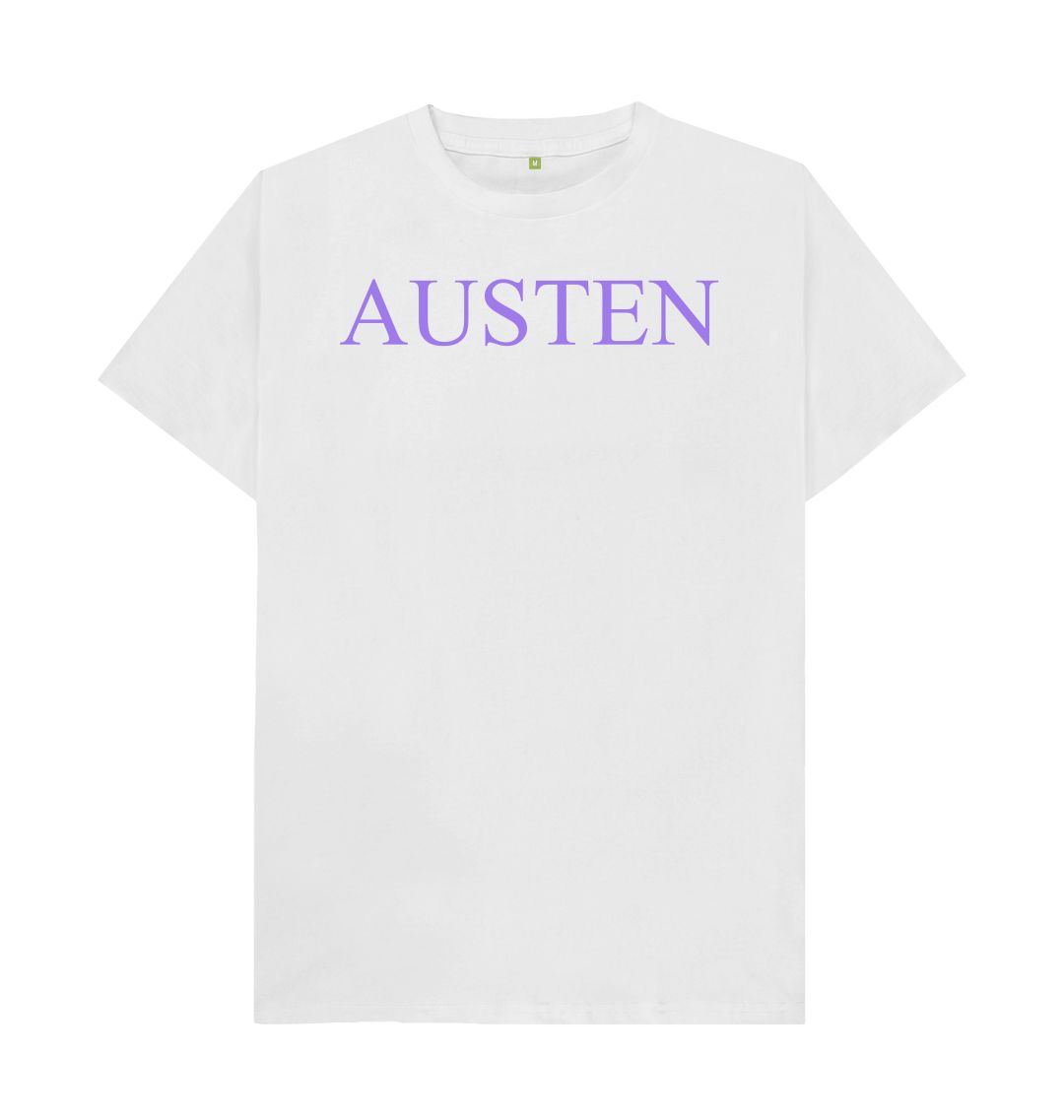 White austen t shirt