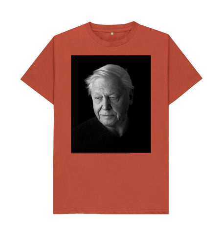 Rust Sir David Attenborough Unisex T-Shirt