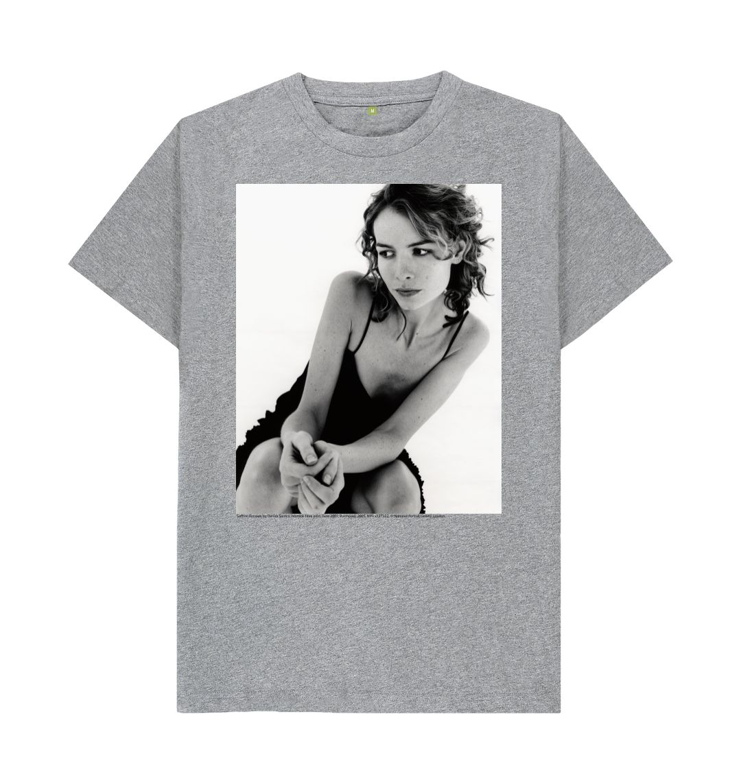 Athletic grey saffron burrows unisex t shirt
