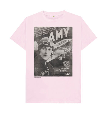 Pink Amy Johnson sheet music cover Unisex T-Shirt