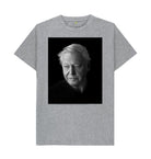 Athletic Grey Sir David Attenborough Unisex Crew Neck T-Shirt