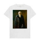 White Charles Darwin Unisex T-Shirt