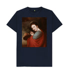 Navy Blue Mary Moser Unisex Crew Neck T-shirt