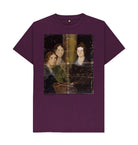 Purple The Bronte Sisters Unisex T-Shirt