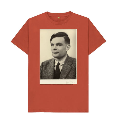 Rust Alan Turing Unisex t-shirt
