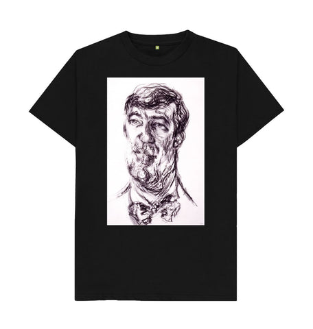 Black Stephen Fry Unisex t-shirt
