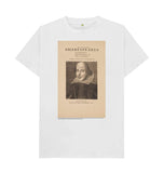 White William Shakespeare Unisex T-Shirt