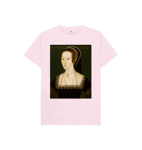 Pink Anne Boleyn kids t-shirt