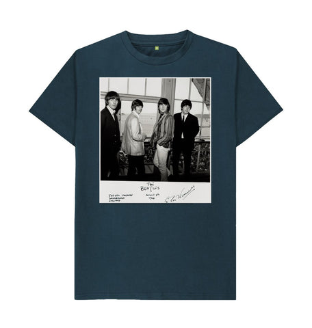 Denim Blue The Beatles Unisex T-shirt