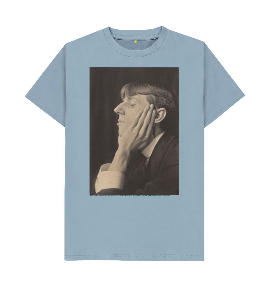Stone blue aubrey beardsley unisex t shirt