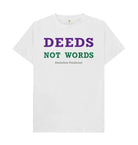 White Emmeline Pankhurst Quote Unisex T-shirt