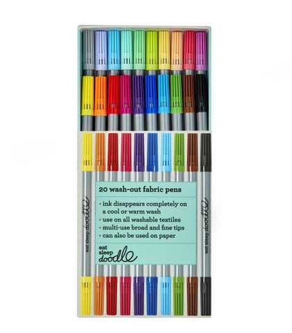 Wash-out Fabric Pens Pack of 20