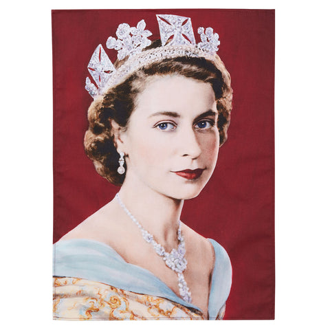 Queen Elizabeth II by Dorothy Wilding, hand-coloured by Beatrice Johnson, NPG x 125105.
