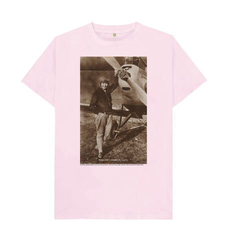 Pink Amy Johnson Unisex T-Shirt