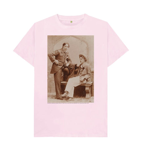 Pink Oscar Wilde and Lord Alfred Bruce Douglas Unisex T-Shirt