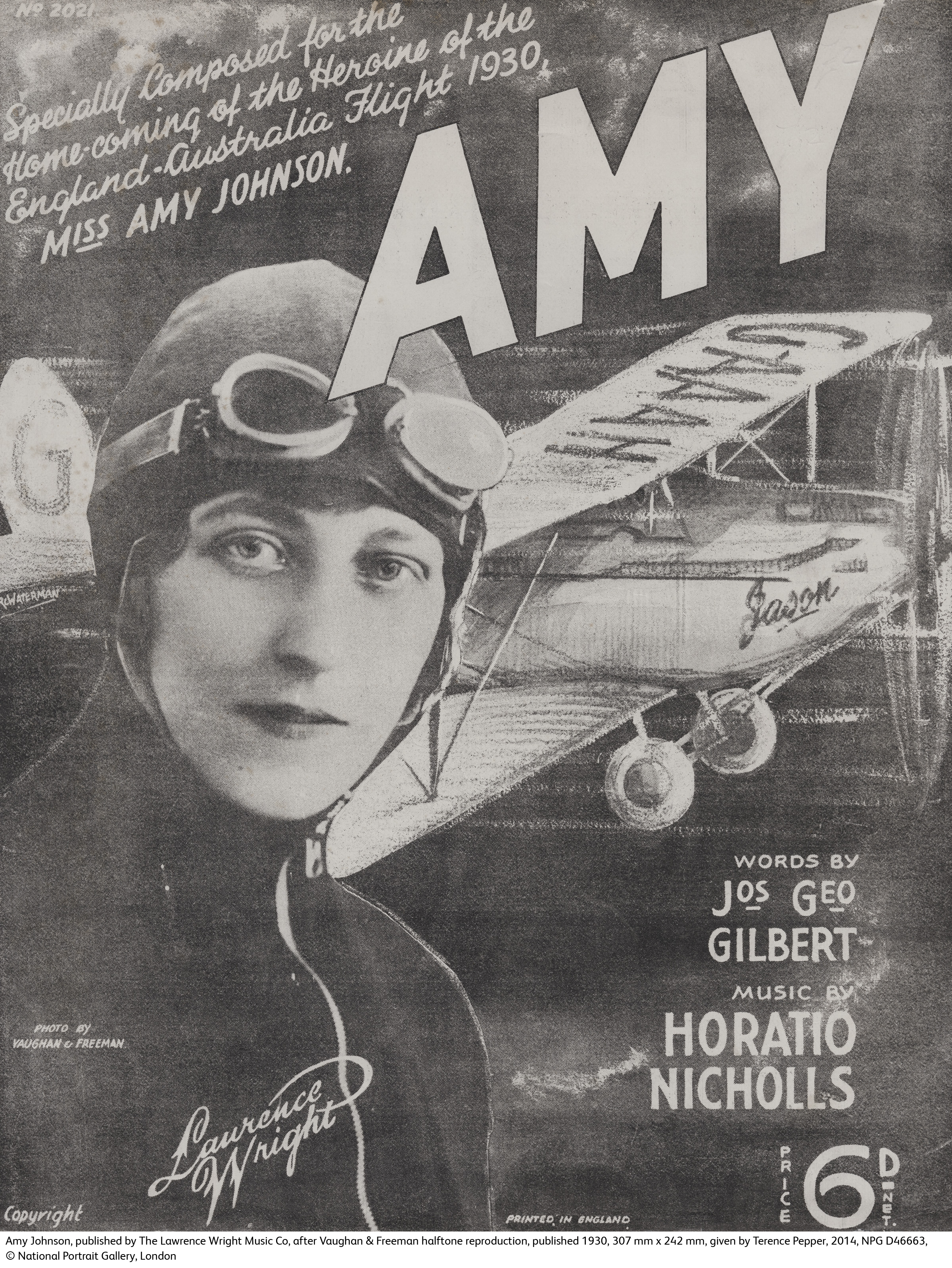 Amy johnson t shirt national portrait gallery d46663