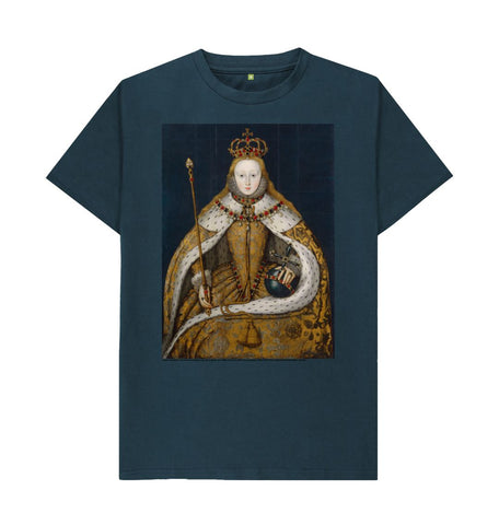 Denim Blue Queen Elizabeth I Unisex T-Shirt