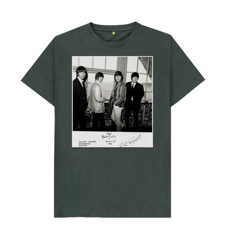 Dark Grey The Beatles Unisex T-shirt