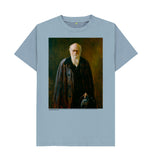 Stone Blue Charles Darwin Unisex T-Shirt