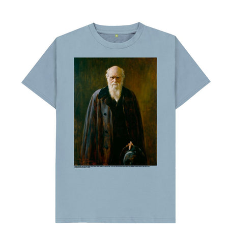 Stone Blue Charles Darwin Unisex T-Shirt