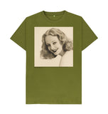 Moss Green Tallulah Bankhead Unisex T-Shirt
