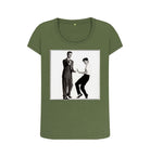 Khaki Wham! Women's Scoop Neck T-shirt