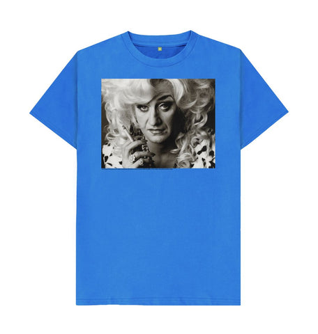 Bright Blue Paul O'Grady as Lily Savage Unisex t-shirt