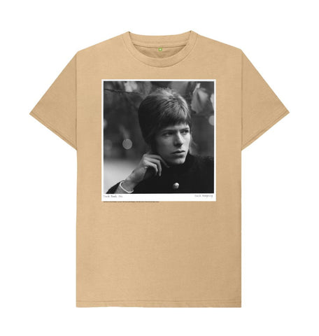 Sand David Bowie Unisex Crew Neck T-shirt