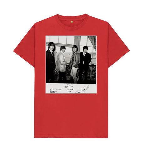 Red The Beatles Unisex T-shirt