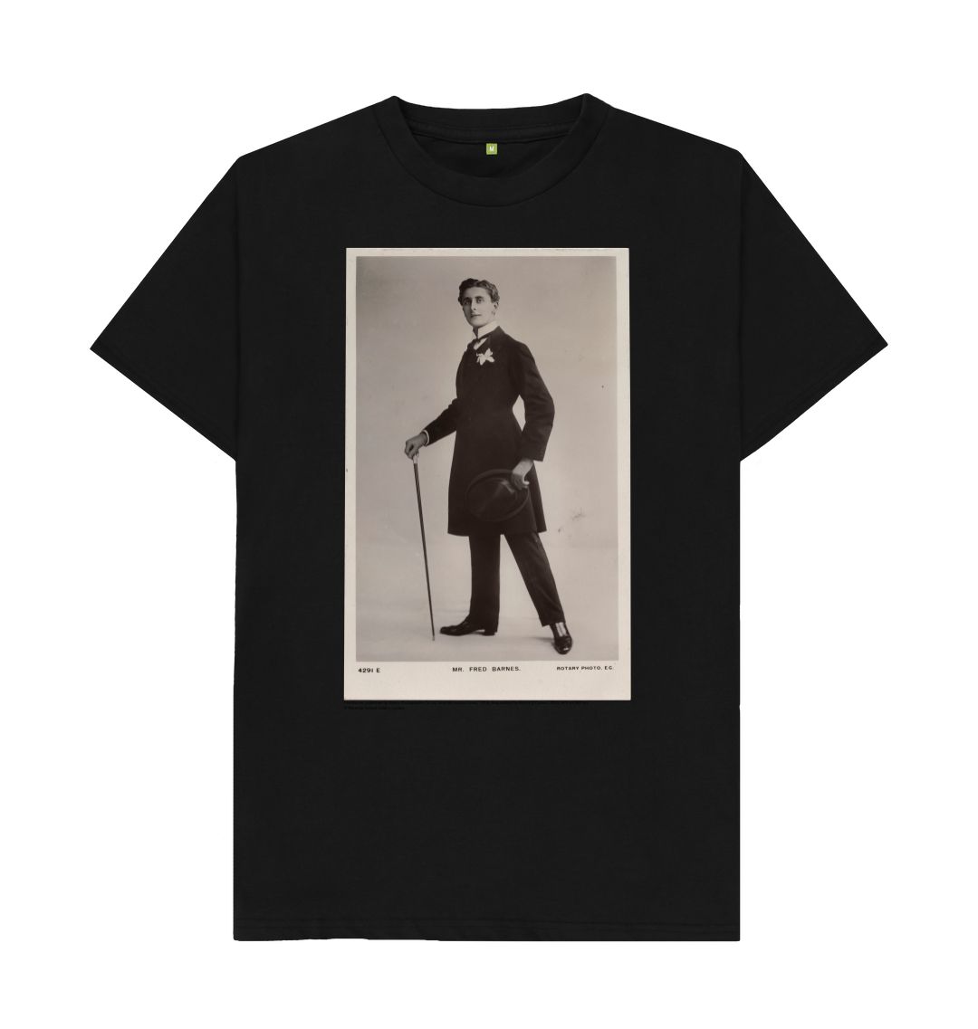 Black fred barnes unisex t shirt