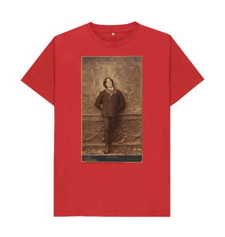 Red Oscar Wilde Unisex t-shirt