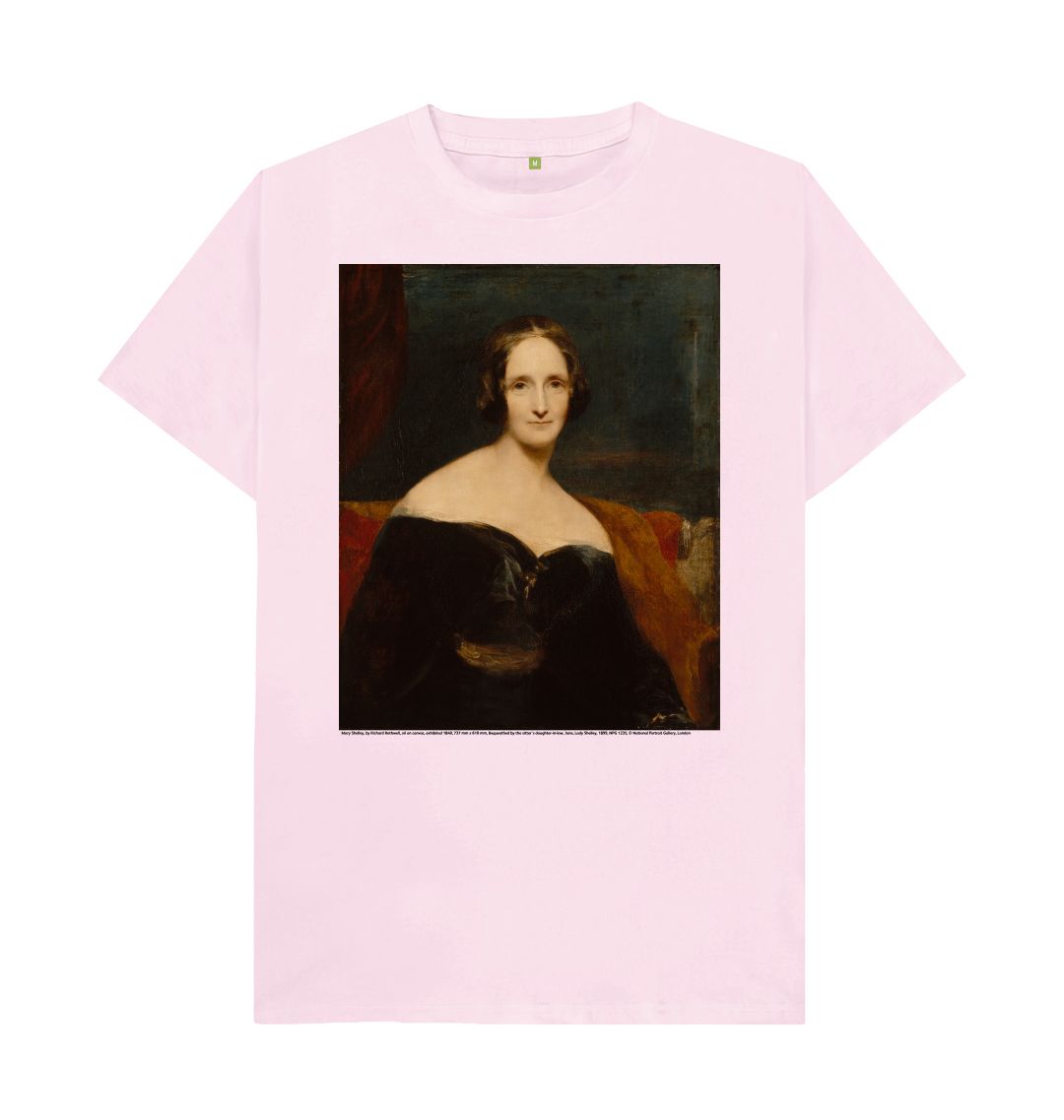 Pink mary shelley unisex t shirt