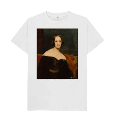White Mary Shelley Unisex t-shirt