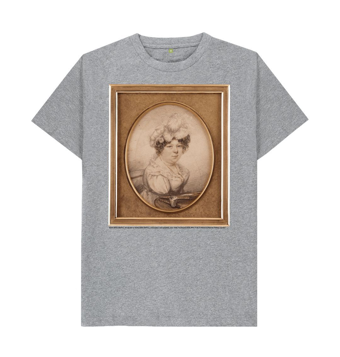 Athletic grey sarah biffin unisex crew neck t shirt