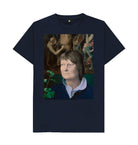 Navy Blue Iris Murdoch Unisex t-shirt