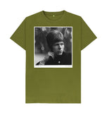 Moss Green David Bowie Unisex Crew Neck T-shirt