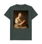 Dark Grey Angelica Kauffmann Unisex Crew Neck T-shirt