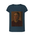 Denim Blue Helen Brook Women's Scoop Neck T-shirt