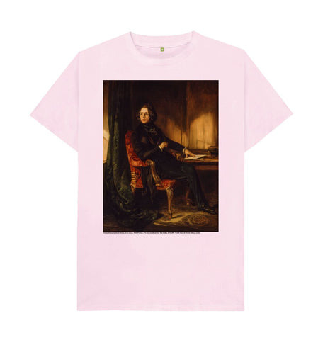 Pink Charles Dickens Unisex T-Shirt