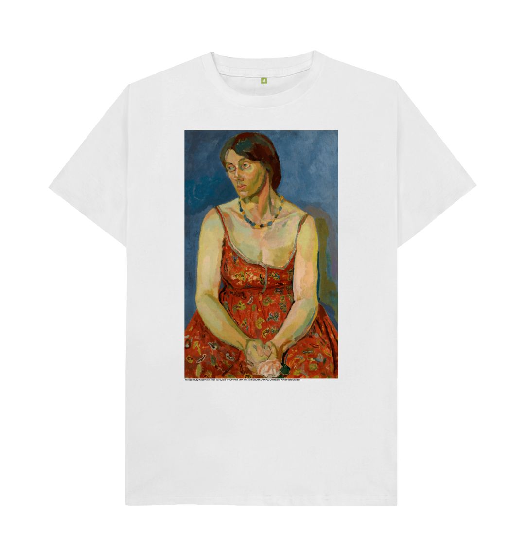 White vanessa bell unisex t shirt