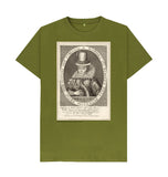 Moss Green Pocahontas Unisex Crew Neck T-shirt