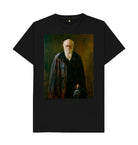 Black Charles Darwin Unisex T-Shirt