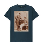 Denim Blue Oscar Wilde and Lord Alfred Bruce Douglas Unisex T-Shirt