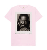 Pink Barry White Unisex Crew Neck T-shirt