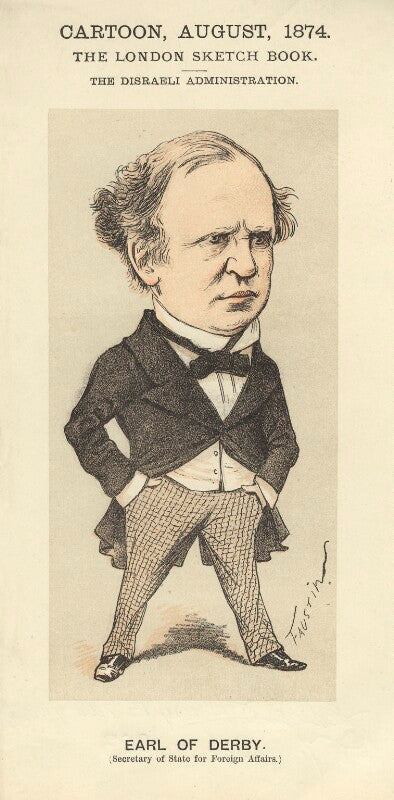 Edward henry stanley, 15th earl of derby npg d23045