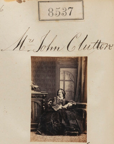 Elizabeth Clutton (née Smith) ('Mrs John Clutton') NPG Ax58359