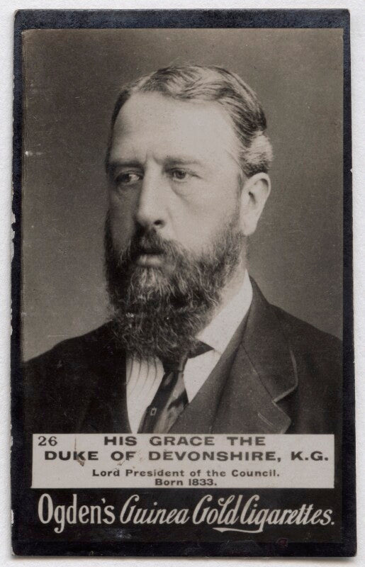 Spencer compton cavendish, 8th duke of devonshire npg x136656