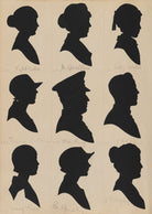 Tourists on the West Pier, Brighton (Sybil Ann Cadle; M.E. Walters; Betty Anker; Eleanor T. Norris; Major King; J.H. Filbey; Mary Eder; Elaine H. Murphy; A.G. Copley) NPG D46517