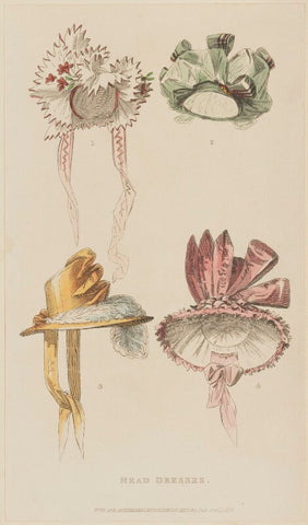 'Head Dresses', October 1828 NPG D47620