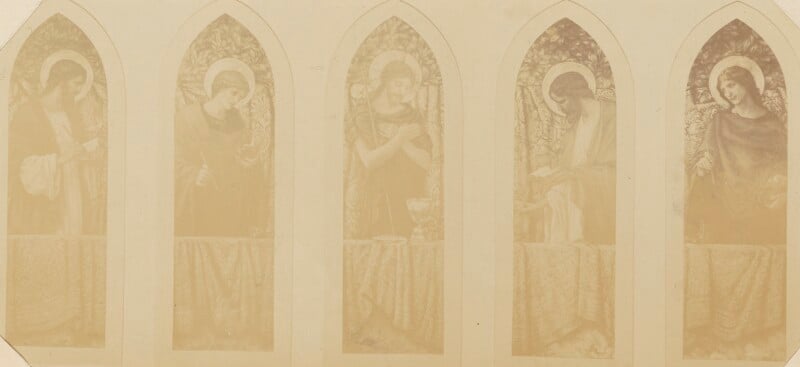 'christ and evangelists. memorial to christina rossetti' npg p1273(36c)
